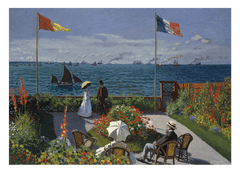 Claude Monet - Garten in Sainte-Adresse (1867)