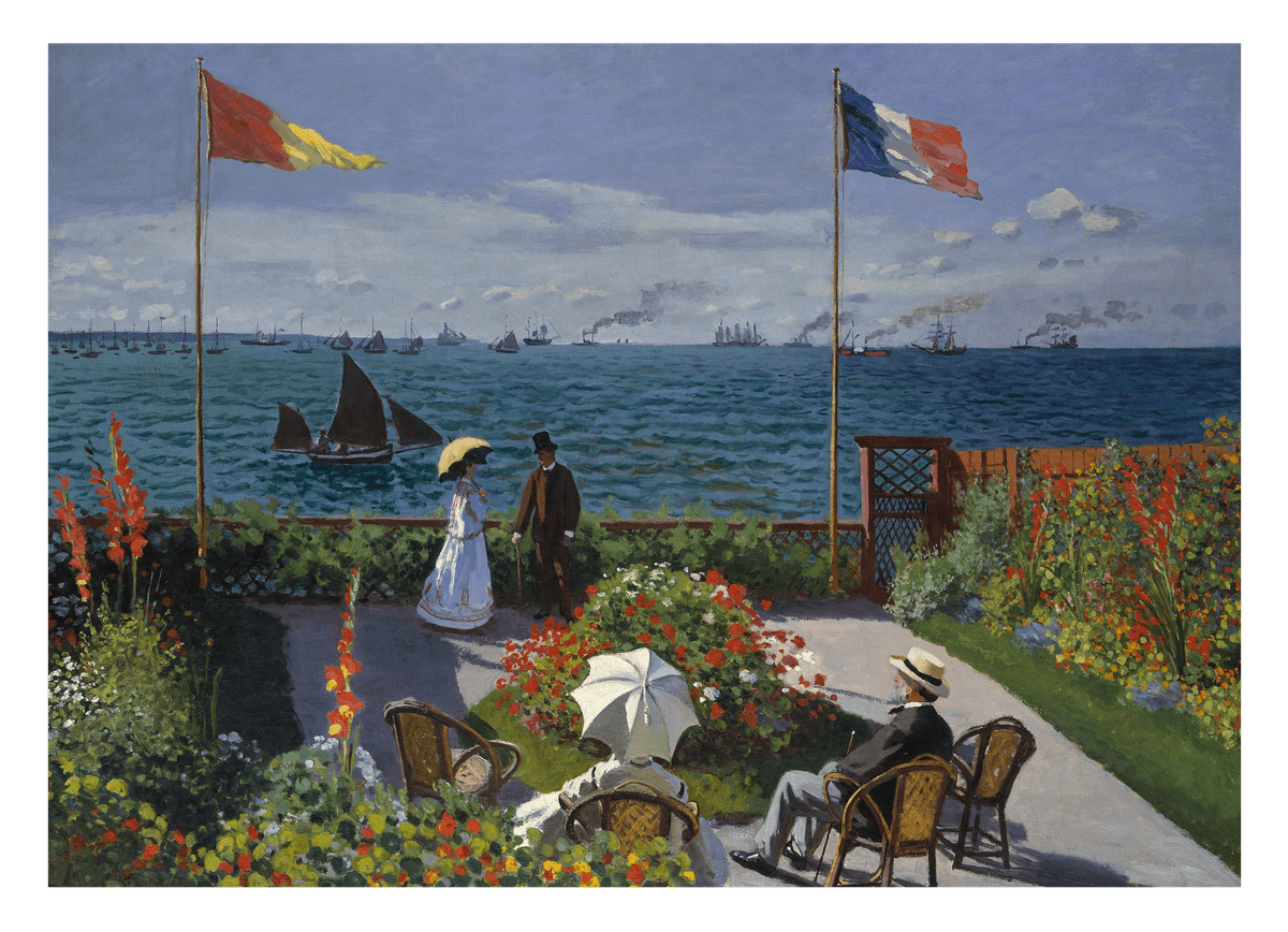 Claude Monet - Garten in Sainte-Adresse (1867)