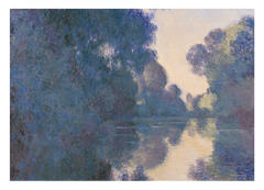 Claude Monet - Morgen an der Seine, nahe Giverny (1897)