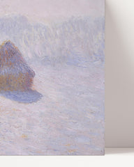 After Hover: Claude Monet - Heuhaufen (Effekt von Schnee und Sonne) (1891)