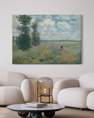 After Hover: Claude Monet - Felder um Argenteuil (1875)