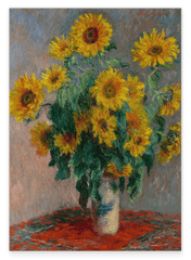 Claude Monet - Ein Strauß Sonnenblumen (1881)