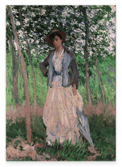 Claude Monet - Die Spaziergängerin (Suzanne Hoschedé, später Theodore Earl Butler, 1868-1899) (1887)