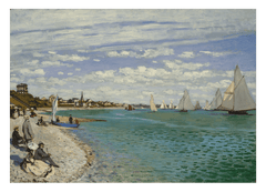 Claude Monet - Regatta bei Sainte-Adresse (1867)