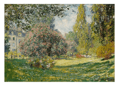 Claude Monet - Landschaft am Park Monceau (1876)