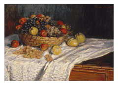 Claude Monet - Äpfel und Weintrauben (1879-1880)