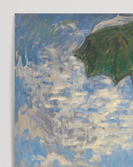 After Hover: Claude Monet - Frau mit Sonnenschirm - Madame Monet mit ihrem Sohn (1867)