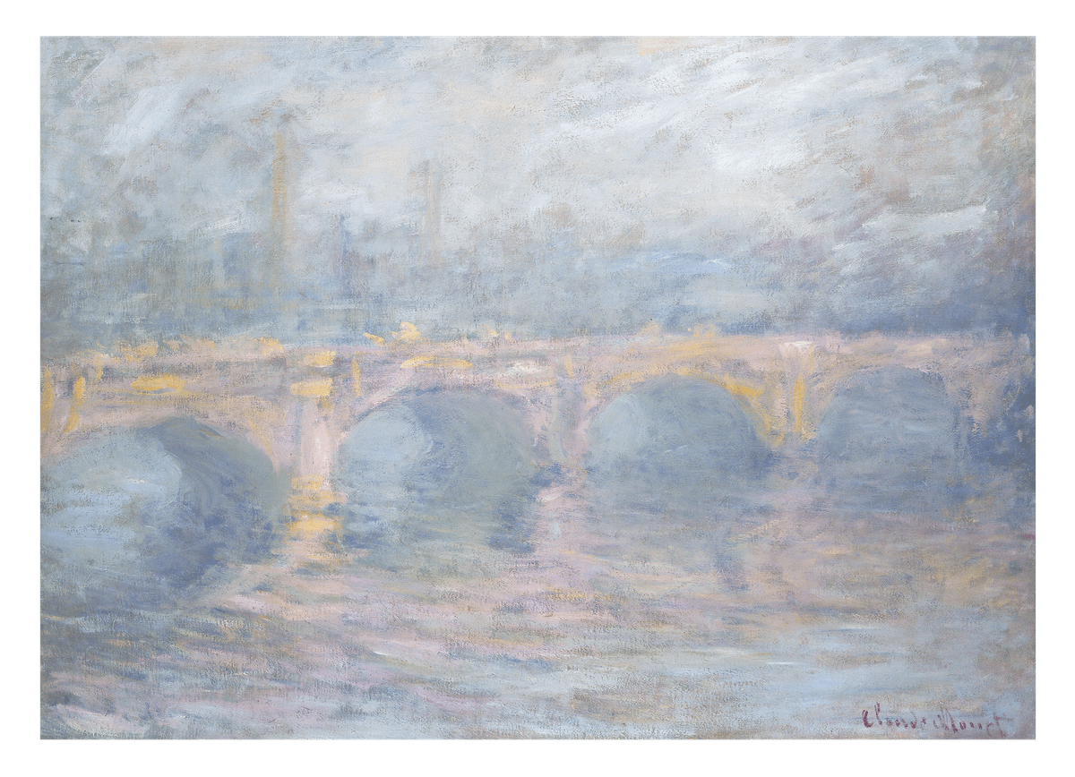 Claude Monet - Waterloo Brücke, London, bei Sonnenaufgang (1904)
