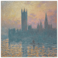 Claude Monet - The Houses of Parliament, Sonnenaufgang (1903)