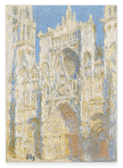 Claude Monet - Kathedrale von Rouen, West-Fassade, Sonnenlicht (1894)