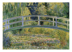 Claude Monet - Japanische Brücke über den Seerosenteich (1899)