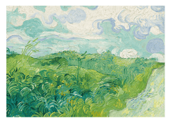 Vincent van Gogh - Feld mit grünem Weizen (1889)