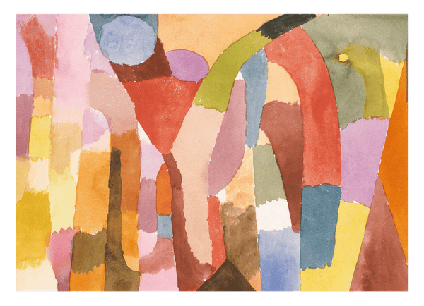 Paul Klee - Bewegung von gewölbten Räumen (1915)