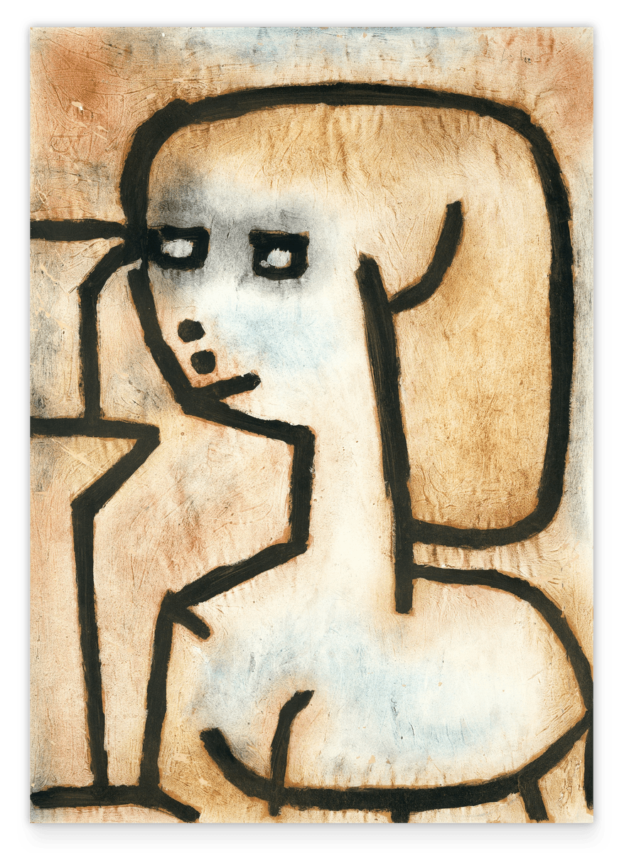 Paul Klee - Mädchen in Trauer (1939)