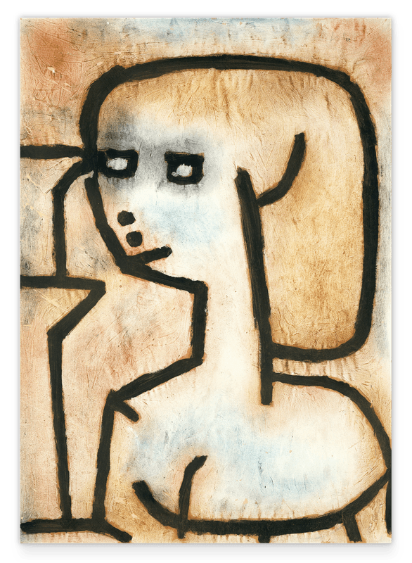 Paul Klee - Mädchen in Trauer (1939)