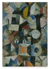 Paul Klee - Komposition mit dem gelben Halbmond und dem Y (1918)