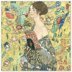 Gustav Klimt - Frau mit Fächer (1918)