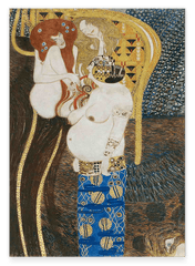 Gustav Klimt - Beethovenfries (rechter Teil) (1901)