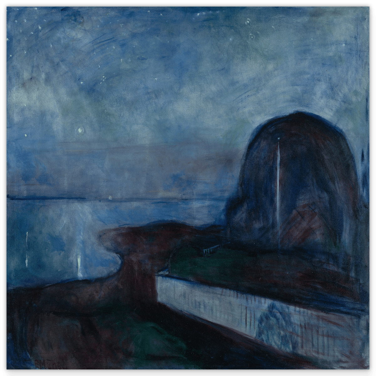 Edward Munch - Sternennacht (1893)