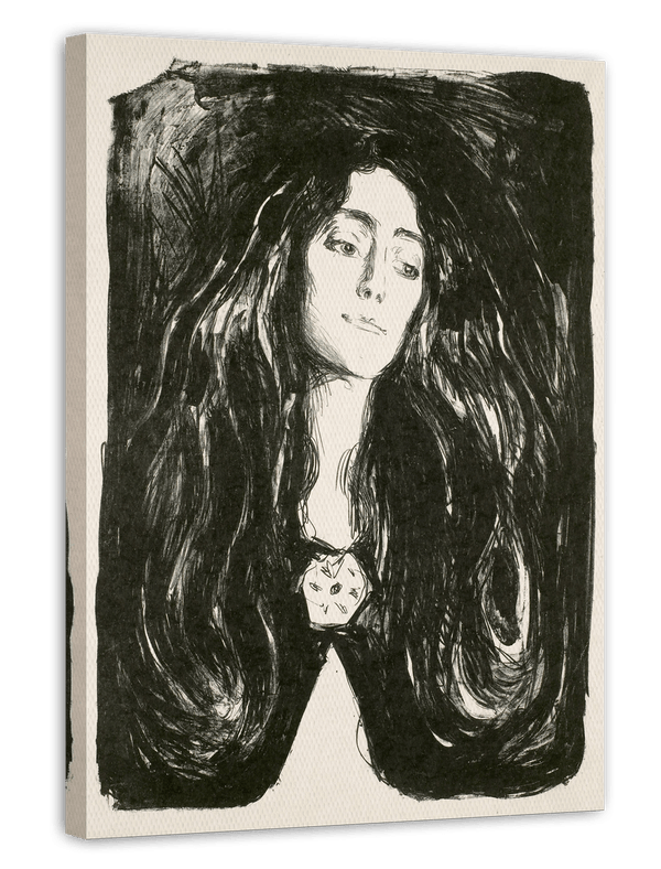 Edward Munch - Die Brosche - Eva Mudocci (1903)