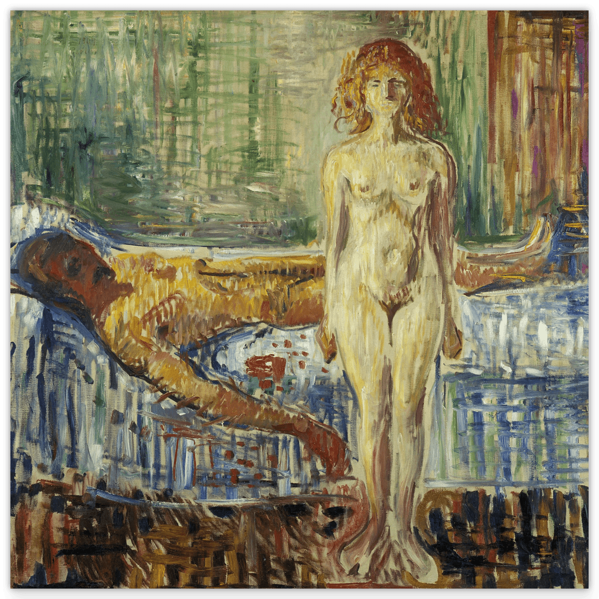 Edward Munch - Der Tod des Marat II (1907)