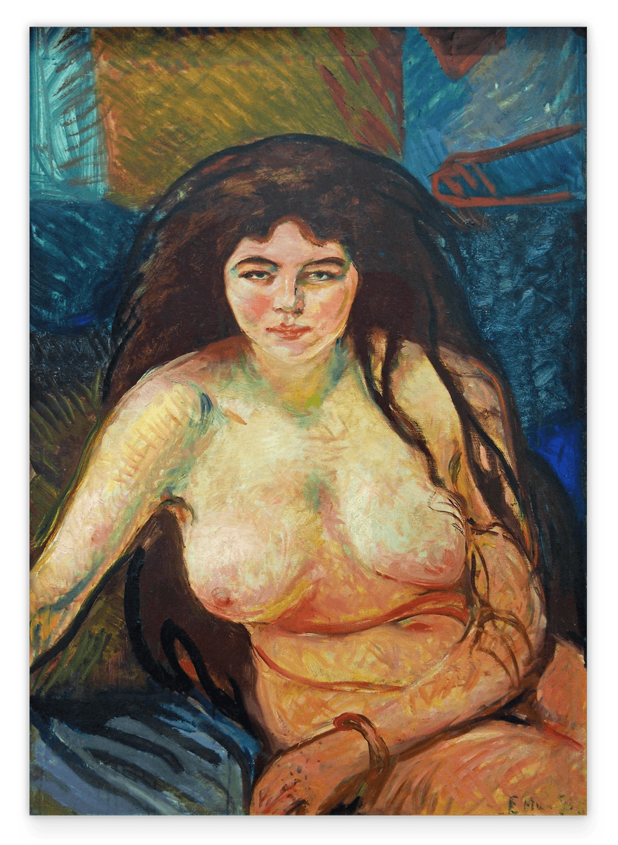 Edward Munch - Sitzende Nackte (1902)