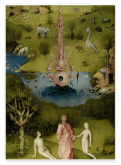 Hieronymus Bosch - Der Garten der Lüste (1490/1510) - Linke Tafel