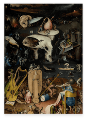 Hieronymus Bosch - Der Garten der Lüste (1490/1510) - Rechte Tafel