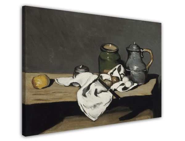 Paul Cézanne - Stillleben mit offener Schublade (1867-1869)