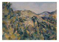 Paul Cézanne - Blick aus das Domaine Saint-Joseph (späte 1880er)