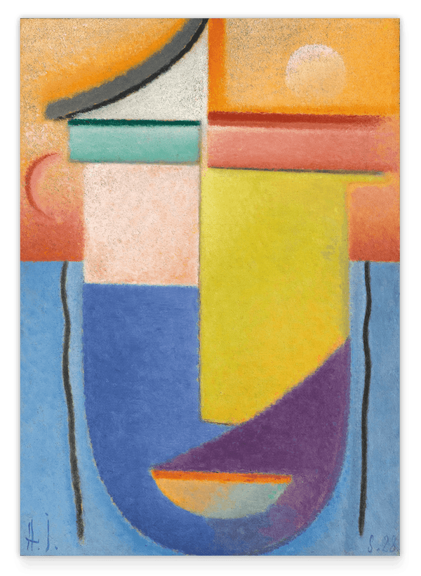 Alexej von Jawlensky - Abstrakter Kopf: Wasser und Licht