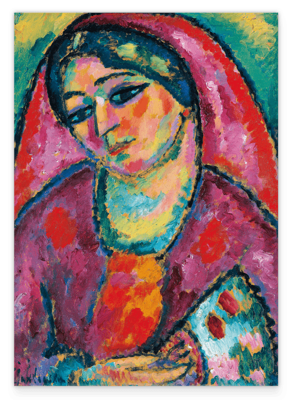 Alexej von Jawlensky - Rotes Kopftuch