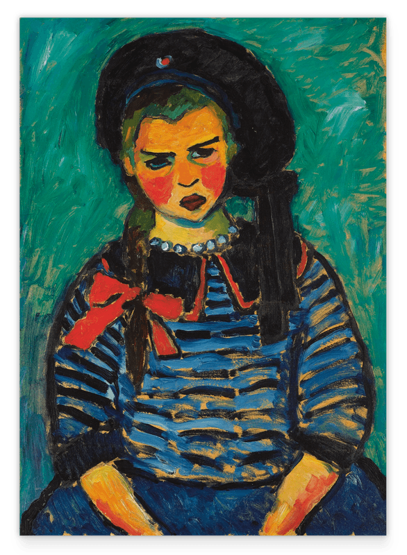 Alexej von Jawlensky - Mädchen mit roter Schleife