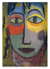 Alexej von Jawlensky - Kopf einer Frau Medusa