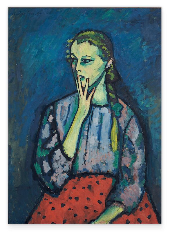 Alexej von Jawlensky - Mädchen-Portrait