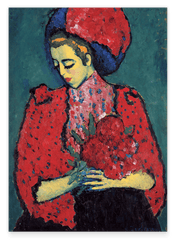 Alexej von Jawlensky - Junge Frau mit Pfingstrose