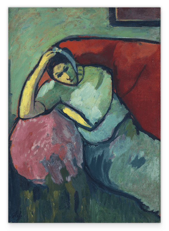 Alexej von Jawlensky - Sitzende Frau