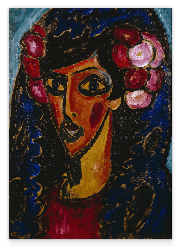 Alexej von Jawlensky - Die blaue Mantilla