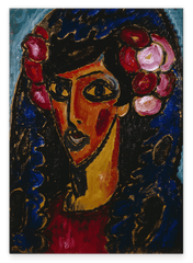 Alexej von Jawlensky - Die blaue Mantilla