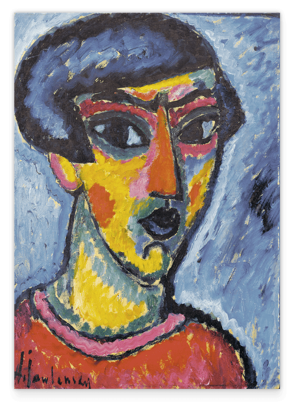 Alexej von Jawlensky - Kopf in Blau