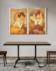 After Hover: Alfons Mucha - mit zwei Frauen