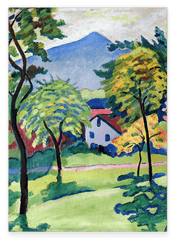 August Macke - Tegernsee Landschaft Anagoria