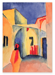 August Macke - Blick auf eine Allee in Tunis