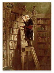 Carl Spitzweg - Der Bücherwurm