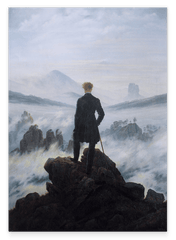 Caspar David Friedrich - Wanderer über dem Nebelmeer