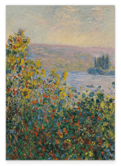 Claude Monet - Blumenbeete in Vetheuil