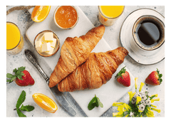 Croissant-Frühstück