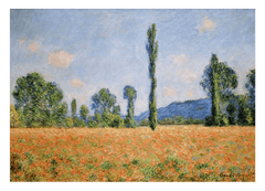 Claude Monet - Mohnfeld Giverny