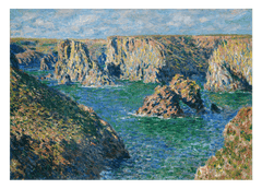 Claude Monet - Der Felsen von Guibel