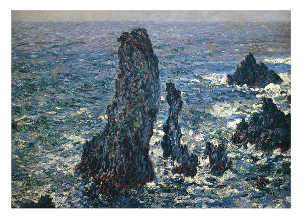 Claude Monet - Felsen bei Belle-Ile